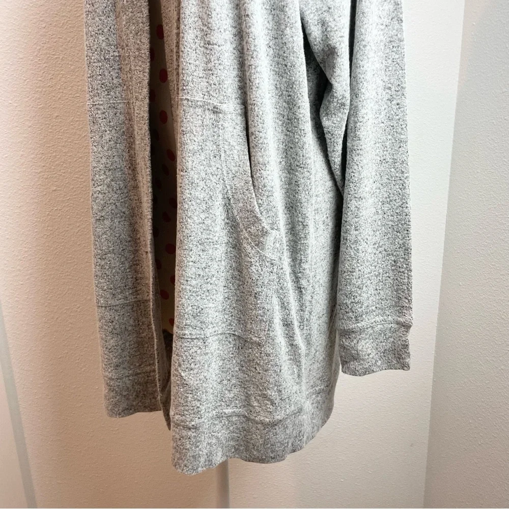 BP Nordstrom Open Front Gray Cardigan With Pockets Small